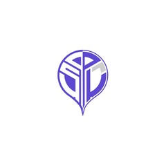 initial letter S L Modern and unique location design