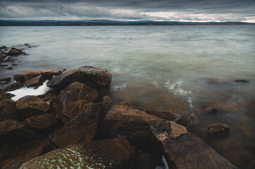 Obraz premium rocks on the beach