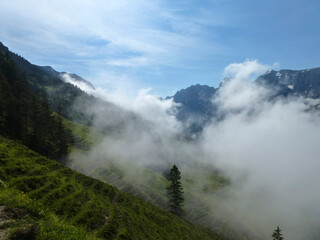 Pyramidenspitze mountain hiking tour in Tyrol, Austria