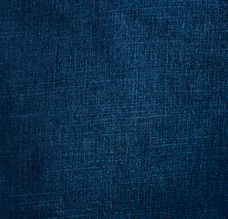 Blue Square Shapes Background Denim Texture Closeup