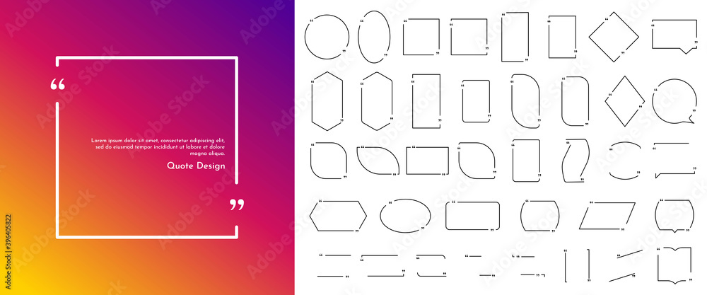 Poster vector minimalist posters set. quote frames blank templates set. isolated textbox. text in brackets.