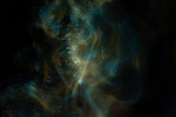 light painting portrait, new art direction, long exposure photo , light drawing at long exposure , abstract photo	
