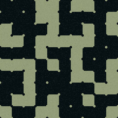 Abstract Geometric Pattern generative computational art illustration