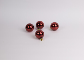 christmas balls and decorations