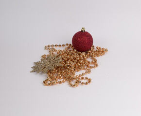 christmas balls and decorations