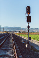 railroad track screws and railroad track signs