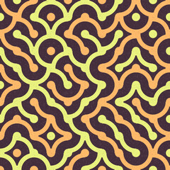 Abstract Geometric Pattern generative computational art illustration