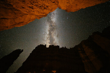 Bryce Canyon milky way galaxy astrophotography