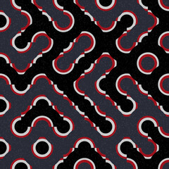 Abstract Geometric Pattern generative computational art illustration