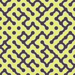 Abstract Geometric Pattern generative computational art illustration