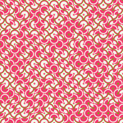 Abstract Geometric Pattern generative computational art illustration