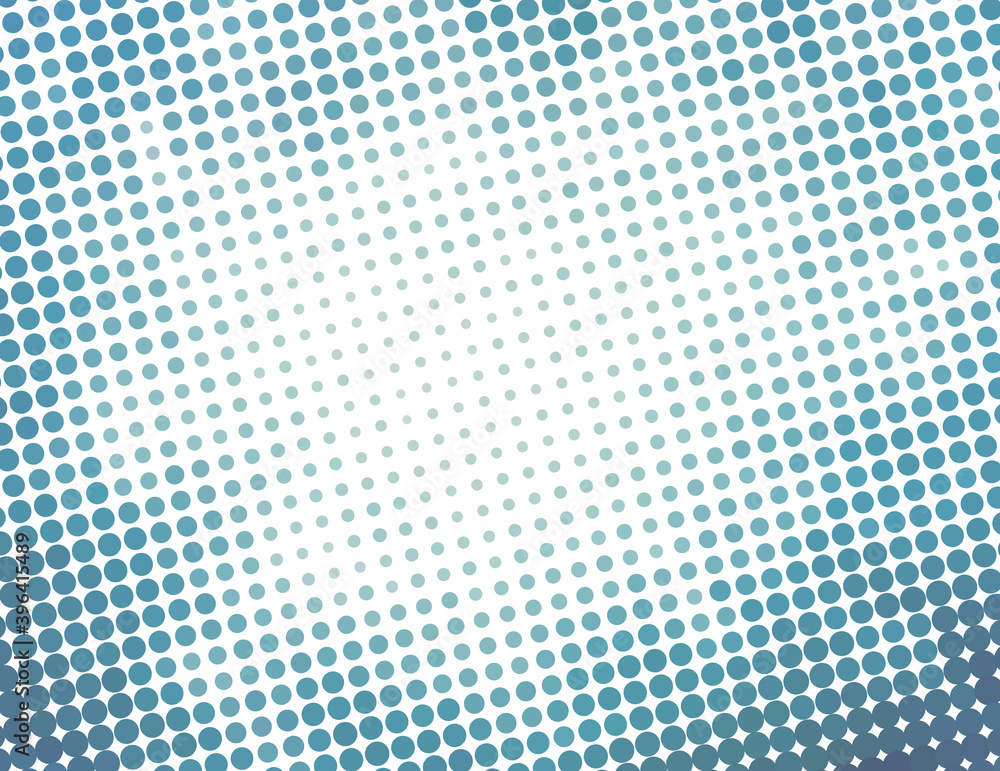 Aufkleber Simple bluish background with halftone effect. Vector pattern