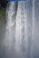 Skogafoss Powerful Waterfall, Iceland