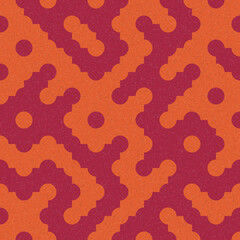 Abstract Geometric Pattern generative computational art illustration