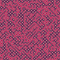 Abstract Geometric Pattern generative computational art illustration