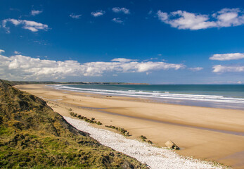The sands of Filey Bay, at Speeton Beach