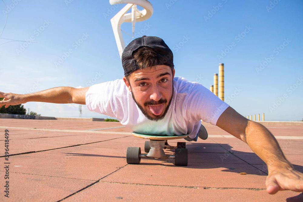 Wall mural Longboard