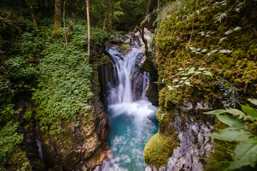 Beautiful green Water hurst of Sunik in Slovenia