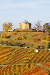 Stuttgart Grabkapelle grave chapel Württemberg Rotenberg autumn fall vineyard travel in Germany