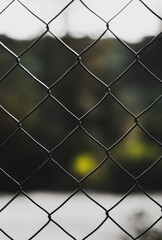 Fototapeta premium Details of a fence 