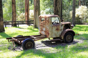 old rusty truck