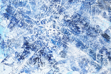 Blue winter abstract background