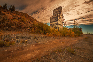 Old mine in arctic