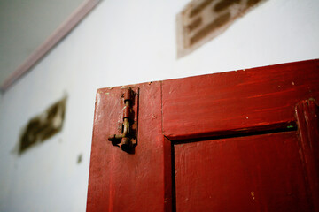 old wooden door