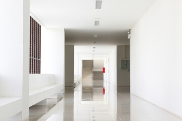 Balcony inside the building