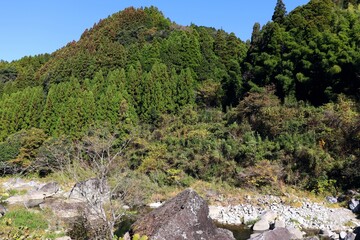 日向神峡の風景