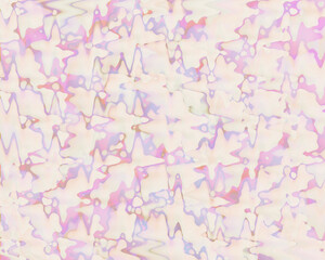 pink background with blot figures, 3d render
