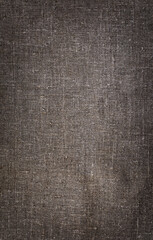 Burlap, natural coarse cloth, tablecloth with folds