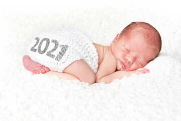 2021 New year baby