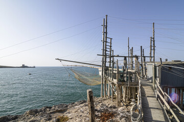 trabucco a peschici, sul gargano