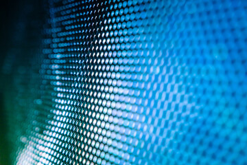 Fototapeta premium CloseUp LED blurred screen. LED soft focus background. abstract background ideal for design.