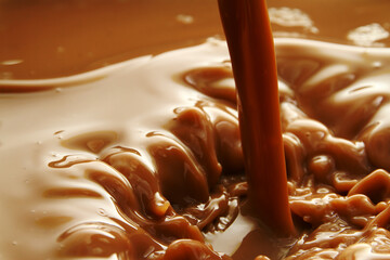 Chocolate milk or Milk Tea