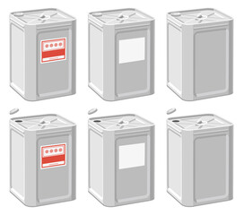 線無しの18L缶イラスト