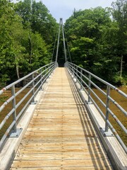 Fototapeta na wymiar Suspension bridge