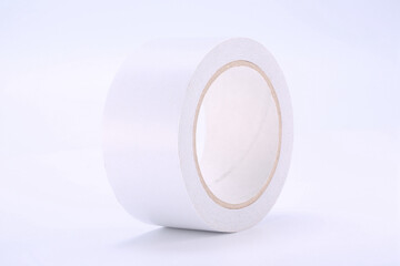 white tape with blank space for a logo or text