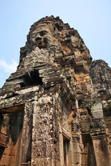 Fototapeta premium Prasat Bayon temple at Angkor Thom. Siem Reap province. Cambodia
