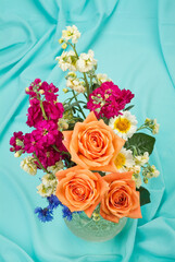 Composition With Flowers