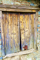 Ancient Stone Wall Made of Natural Rough Stones, Old Masonry