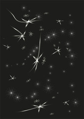 figures on a dark background for partying, celebrations, presentations, banners, posters