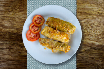 cabbage rolls, Arabic food.