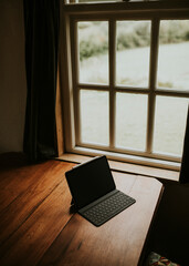 Digital tablet wallpaper screen mockup