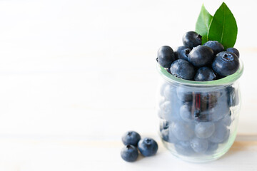 Blueberries Over White Background , wood