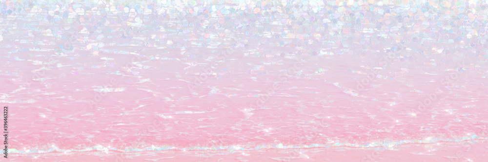Canvas Prints sparkle shore waves image background
