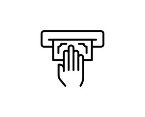 Finance line icon