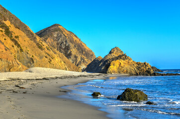 Fototapeta na wymiar Pfeiffer Beach - Big Sur, California