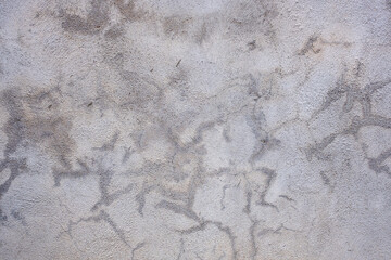 Closeup image of cracked polished concrete wall texture and detail background
